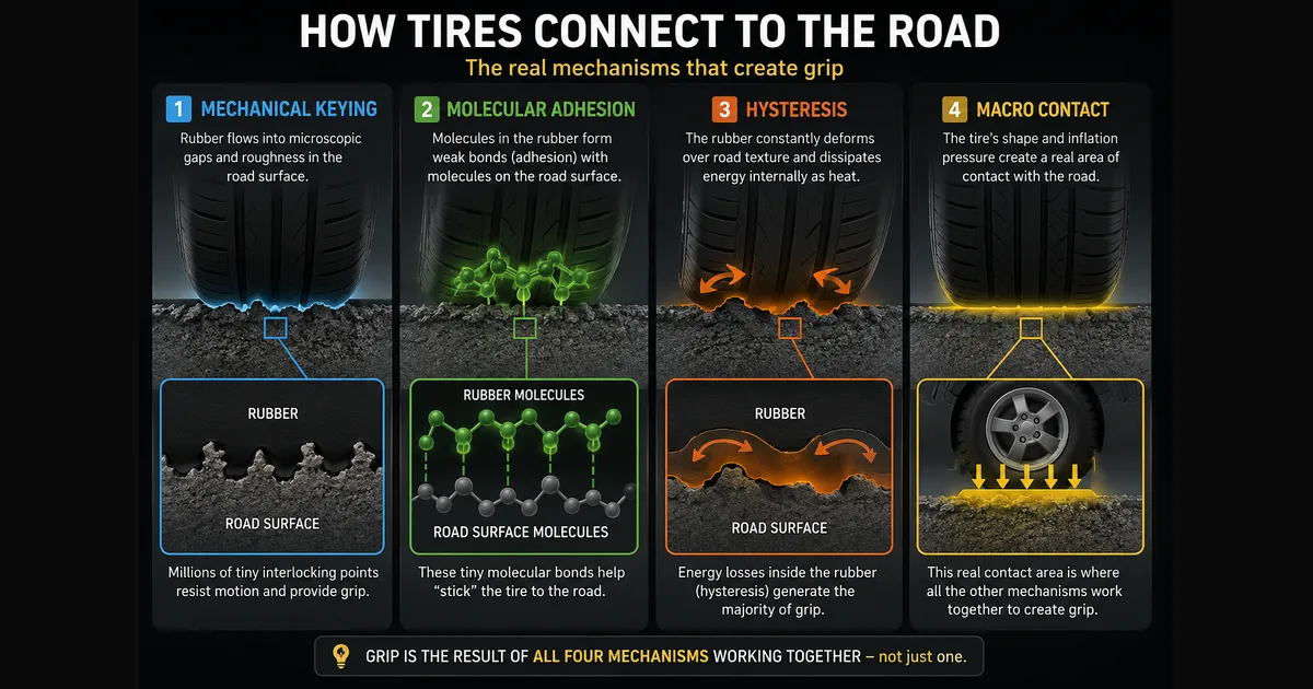 How Tyres Actually Grip the Road