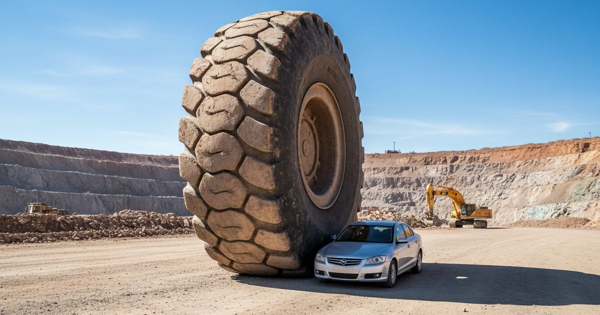 The World's Largest Tyres: Mining Giants